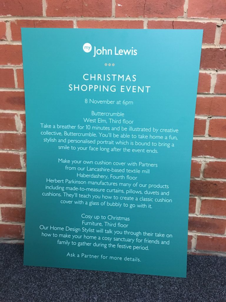 John Lewis Advertising Foamex