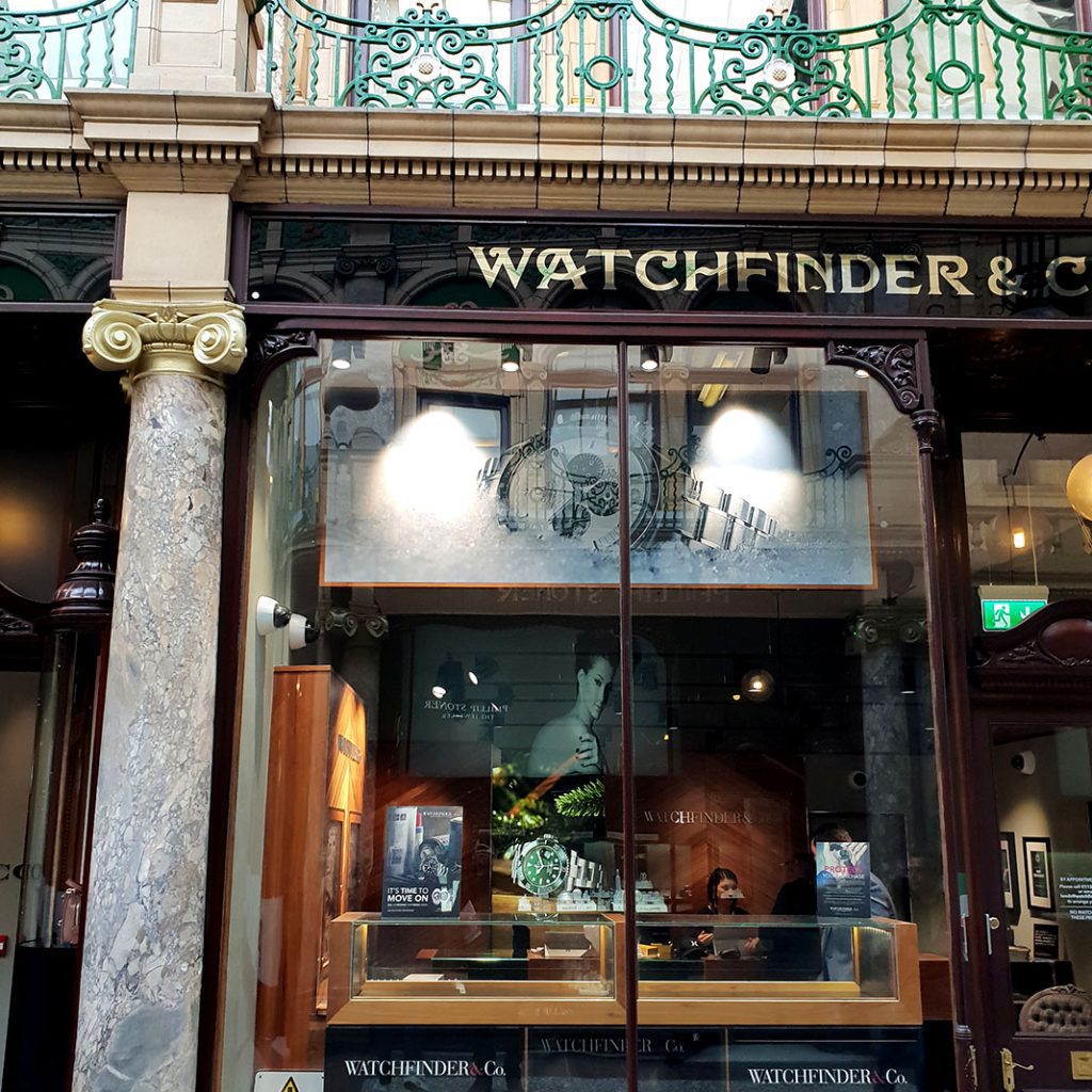 Window Display Foamex for Watchfinder