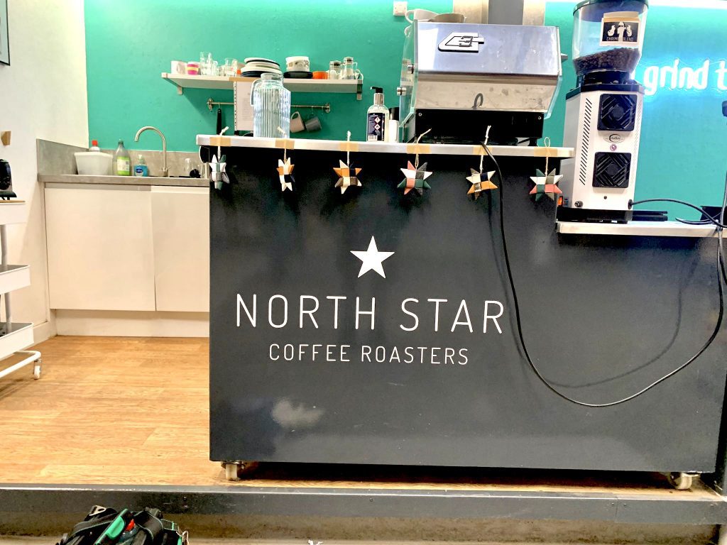 Counter graphics for North Star Coffee in Leeds