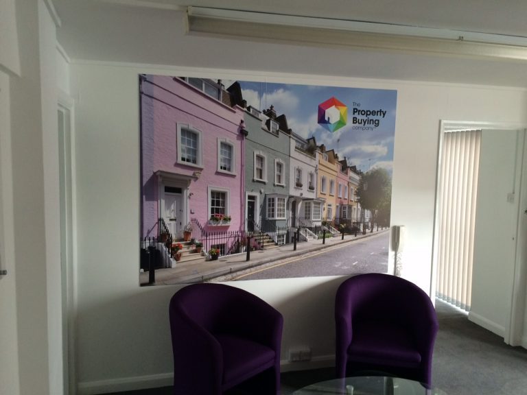 Large wall foamex for The Property Buying Company