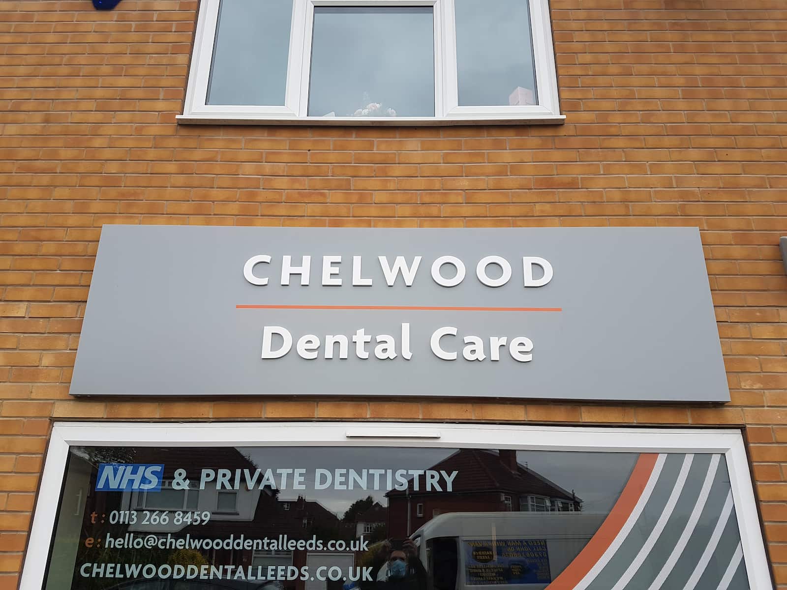 Cut Acrylic Letters on Sign Tray