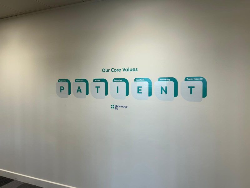 Wall graphics Leeds - PATIENT